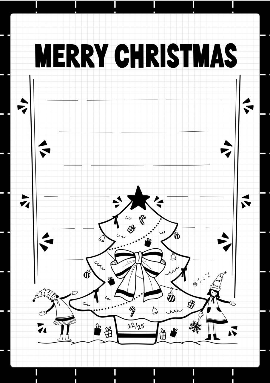 超漂亮的圣诞节手抄报模板，请提前收好！