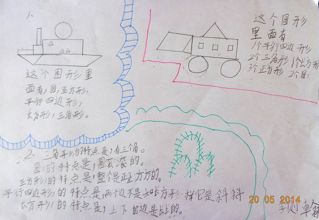 一年级数学手抄报版面设计图